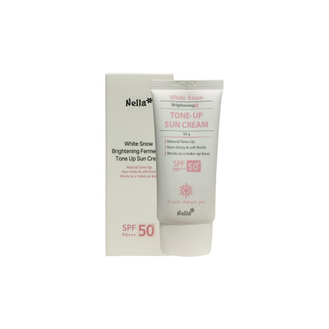 Nella White Snow Brightening Fermented Tone UP Sun Cream SPF50+ PA+++ 50g 50g