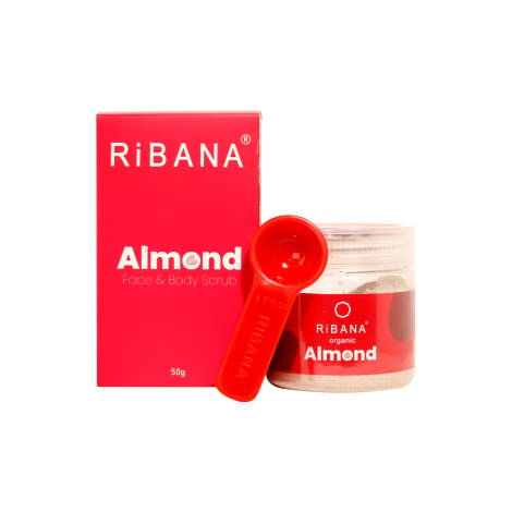 Ribana Almond Face & Body Scrub - 50g 50g