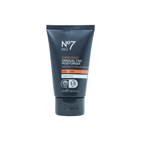 Boots No7 Men Energising Gradual Tan Moisturiser UVB SPF15 50ml 50ml