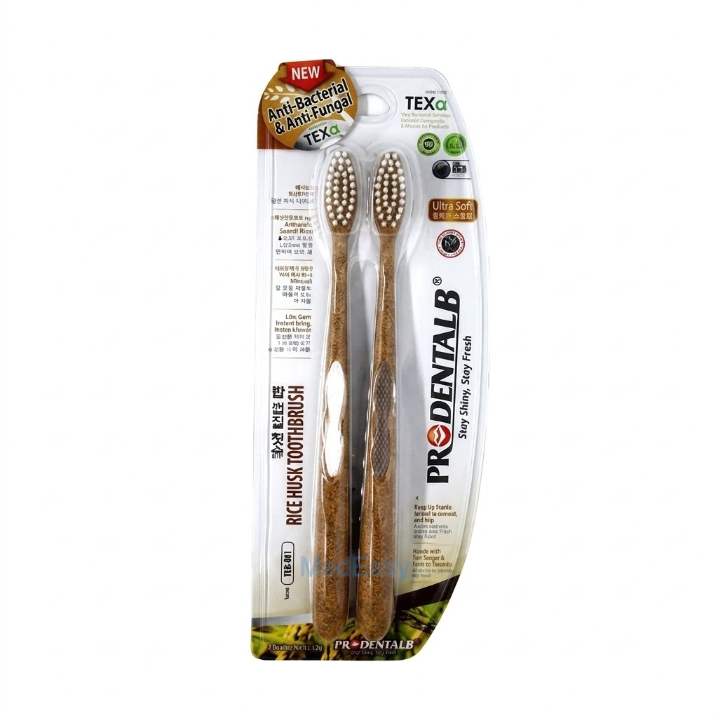 Rodent Toothbrush ProdentalB Rice Husk Toothbrush 2's Pack | Price & Buy Online | MedEasy