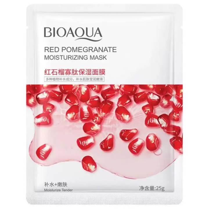 Bioaqua Red Pomegranate Sheet Mask for All Skin Types 25g 25g