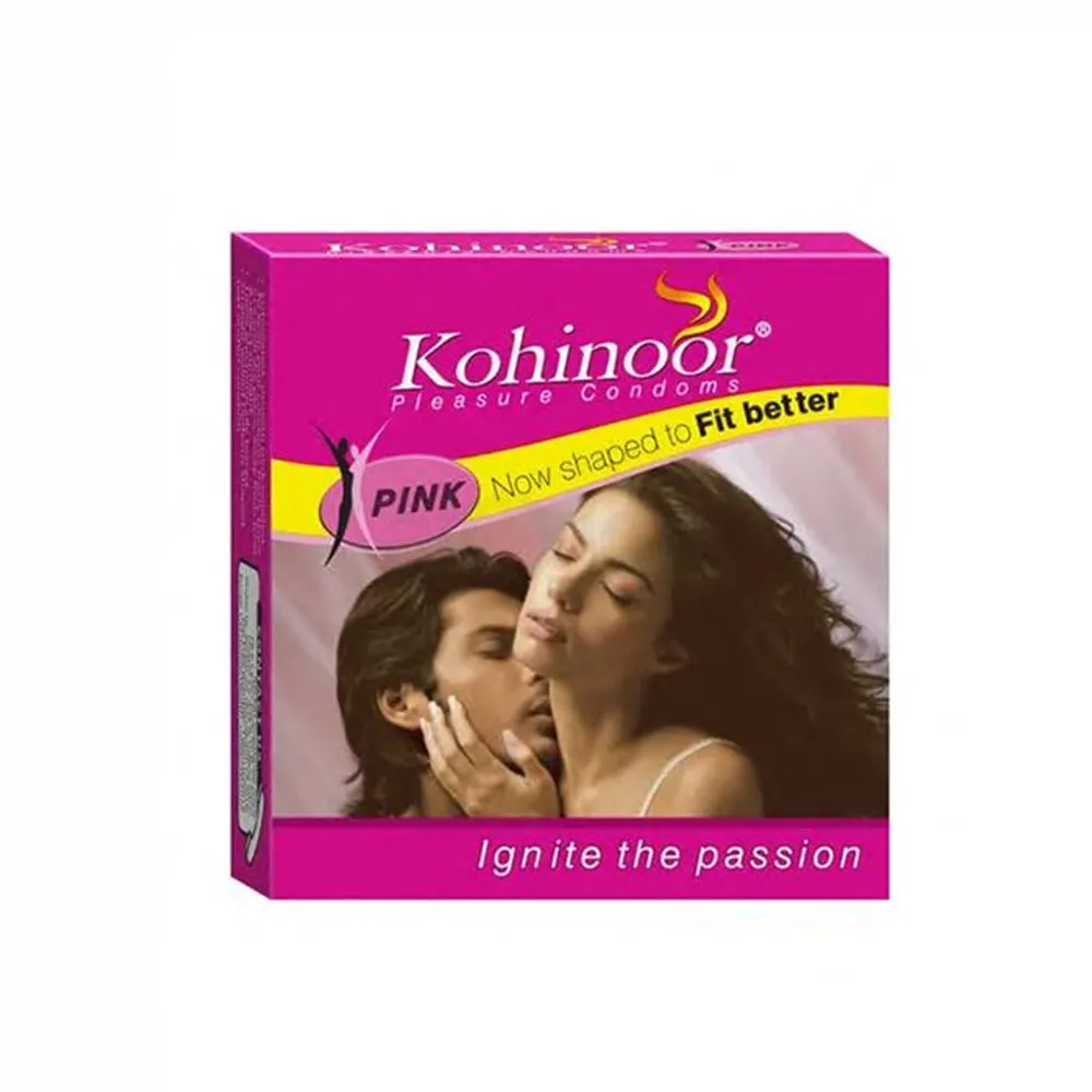 Kohinoor Pink Small Fit Condom (India) 3pc 3pc