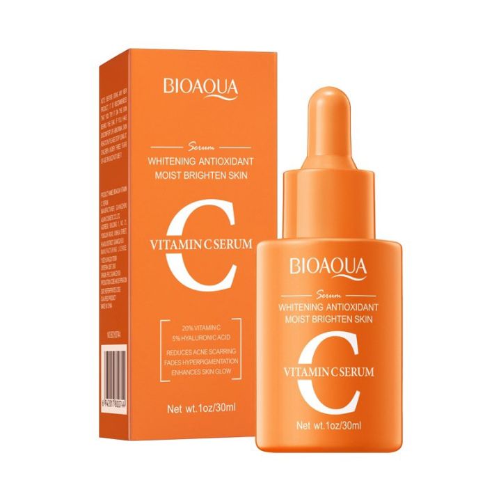 Bioaqua Vitamin C Whitening Antioxidant Brightening Serum for Hydrating & Refreshing Skin 30ml 30ml