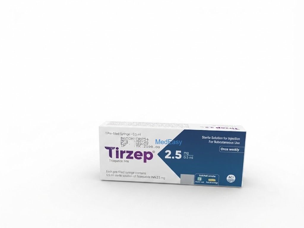 Tirzep 2.5 mg/0.5 ml SC Injection | Price & Buy Online